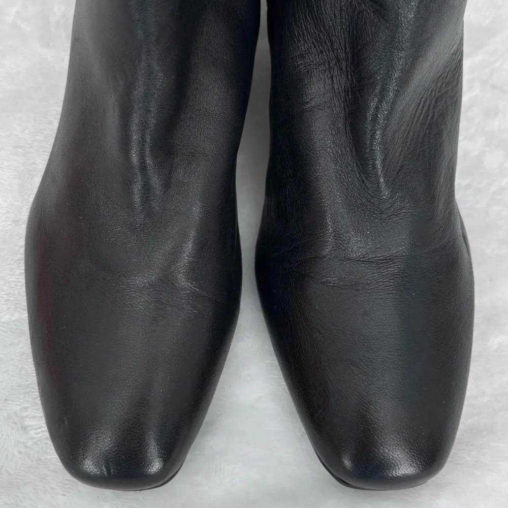 Bandolino Demelza Black Genuine Leather Boots--6.5 - Picture 2 of 13